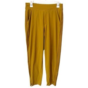 Athleta Pants Women's 6 Brass Yellow Brooklyn Ankle Travel Commute Athleisure